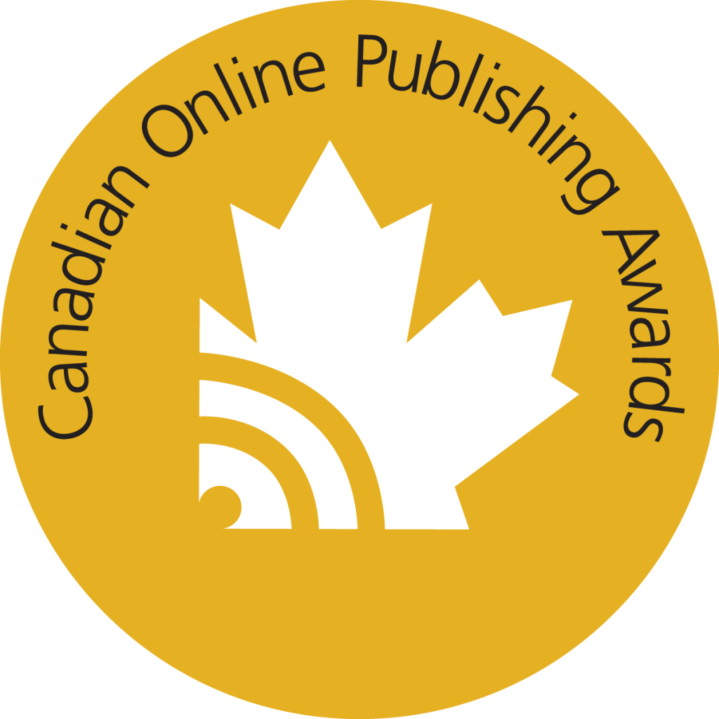 Logo for Canadian Online Publishing Awards